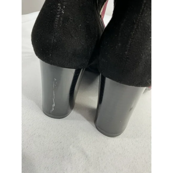 Womans Rosewand Otk Boots 11 M Multicolor Full Zip Block Heel NWD - Picture 6 of 10